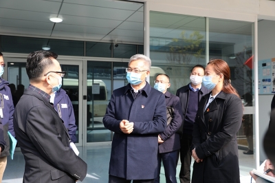 2022年1月4日，嘉興市委書記、市長李軍參觀天通泛半導體產(chǎn)業(yè)園